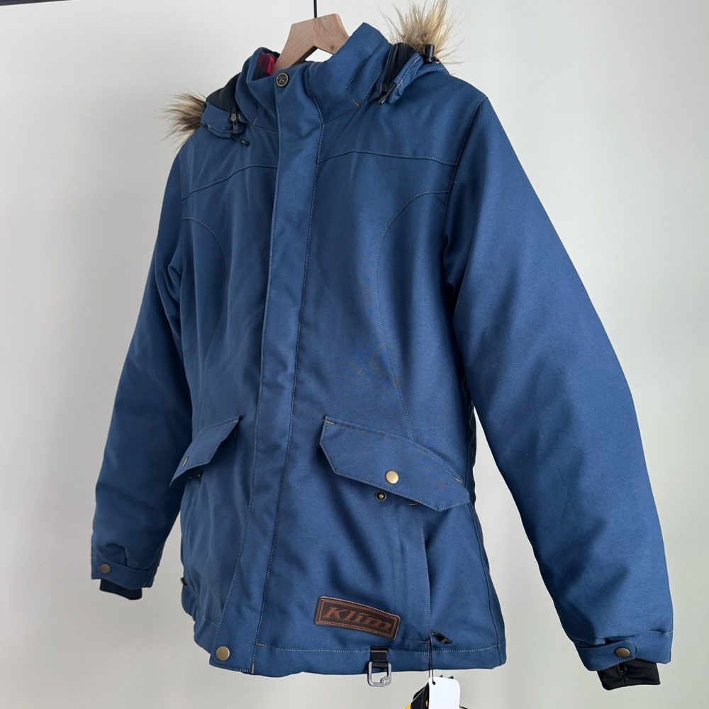 NWT Women’s Klim Jackson Parka Size Medium Blue